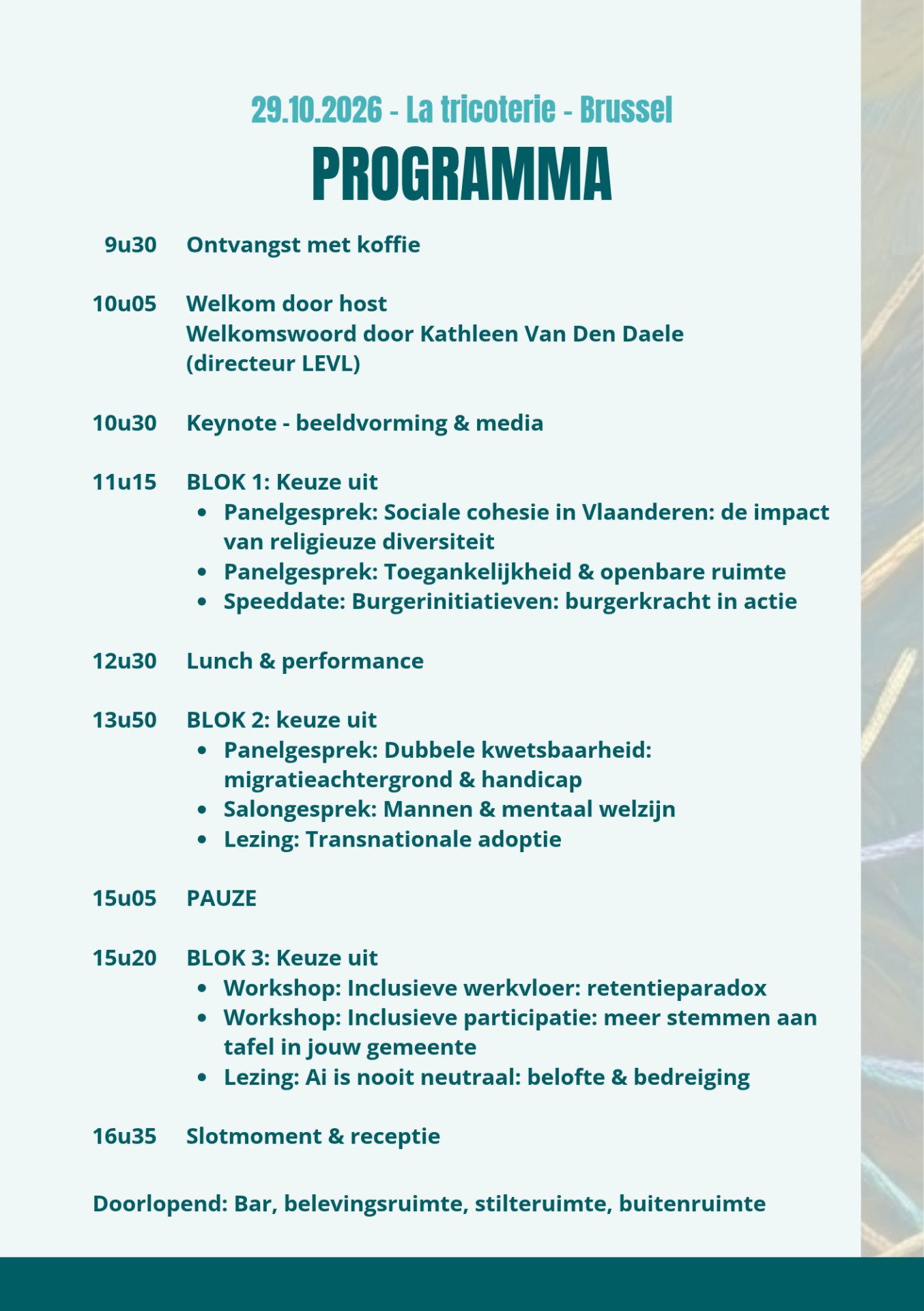 agenda LEVL UP